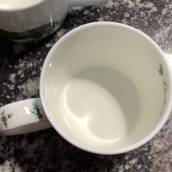 Royal Worcester Dachshund Through The  Snow Mugs-Set of 2 - Picture 6 of 9